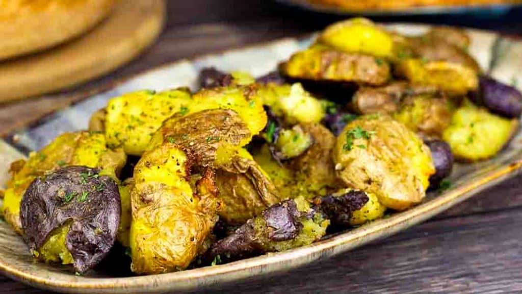 Air Fryer Smashed Potatoes Recipe