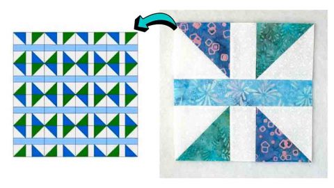 Quick and Easy Diamond Panes Quilt Block | DIY Joy Projects and Crafts Ideas