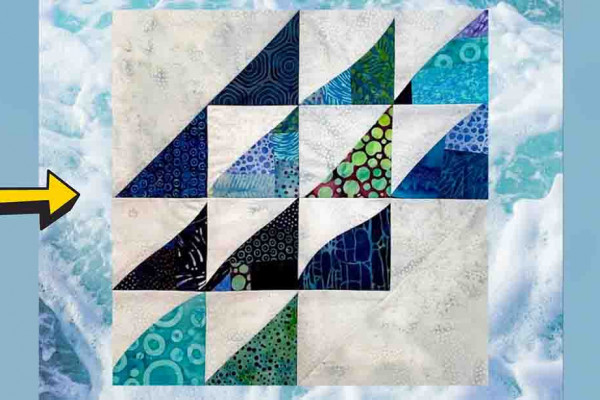Ocean Waves Curves Quilt Tutorial