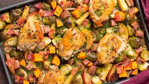 One-Pan Fall Chicken Dinner Recipe