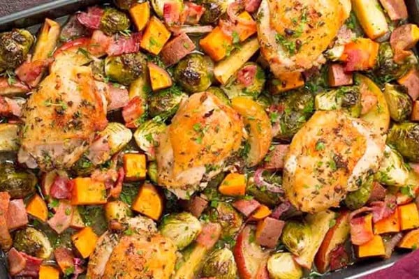 One-Pan Fall Chicken Dinner Recipe