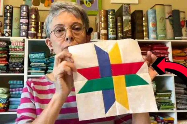 Perfect Woven Star Quilt Block Tutorial