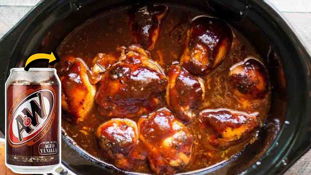 Slow Cooker Root Beer Chicken Recipe