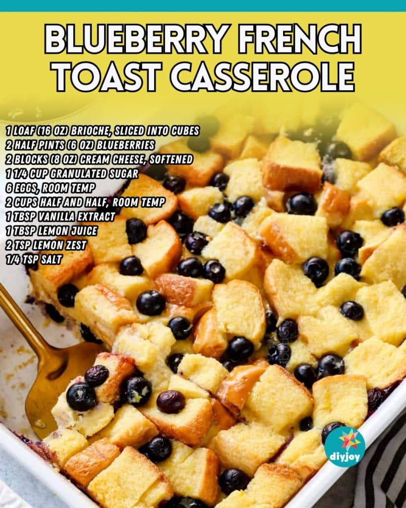 Blueberry French Toast Casserole Recipe