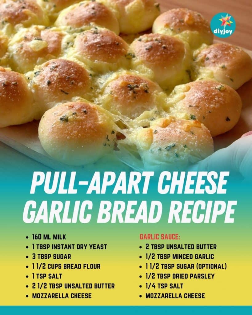 Pull-Apart Cheese Garlic Bread Recipe