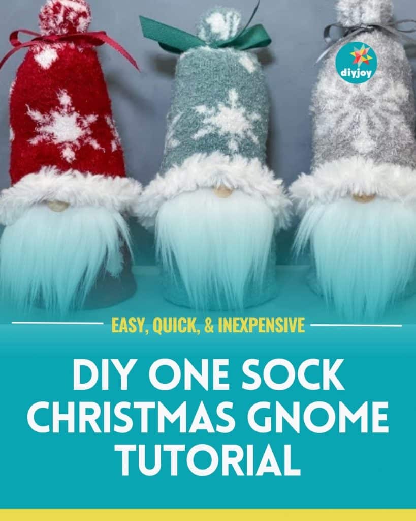DIY One Sock Christmas Gnome Tutorial