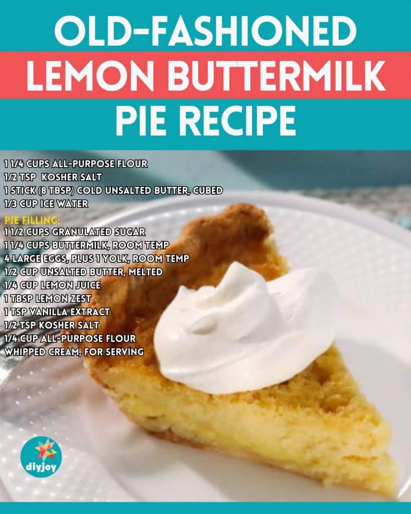 Old-Fashioned Lemon Buttermilk Pie