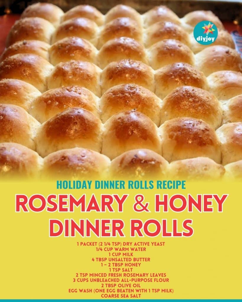 Rosemary & Honey Pull-Apart Dinner Rolls