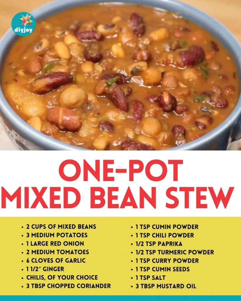 Hearty Mixed Beans Stew Recipe