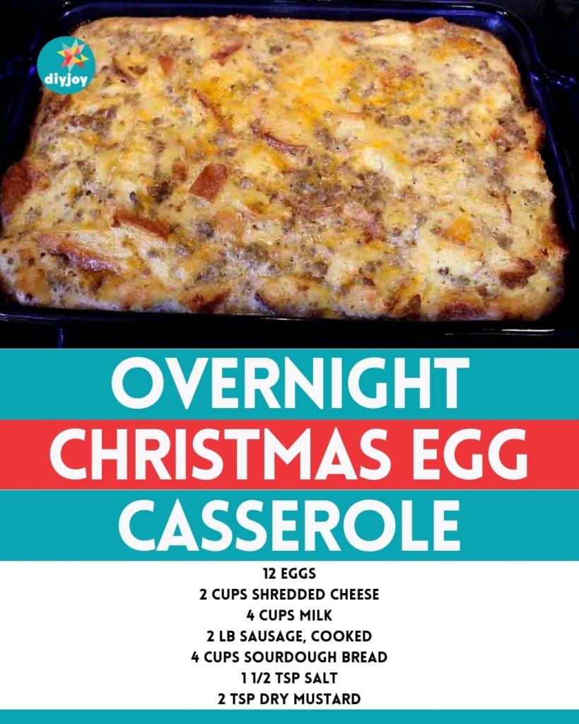 Overnight Christmas Egg Casserole Recipe
