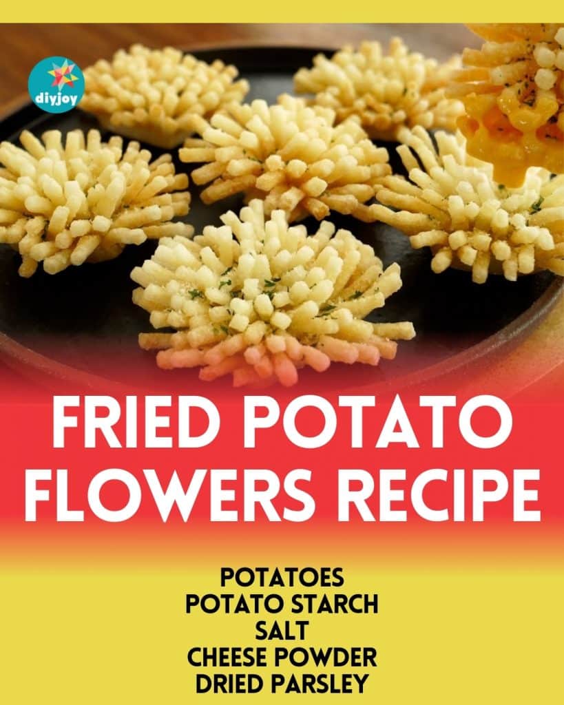 Crispy Fried Potato Flowers Recipe