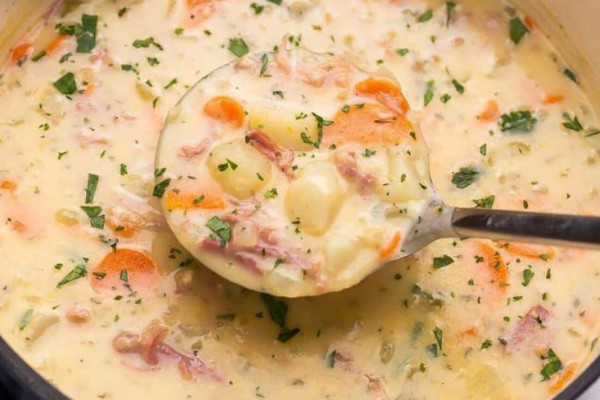 Creamy Ham and Potato Soup Recipe