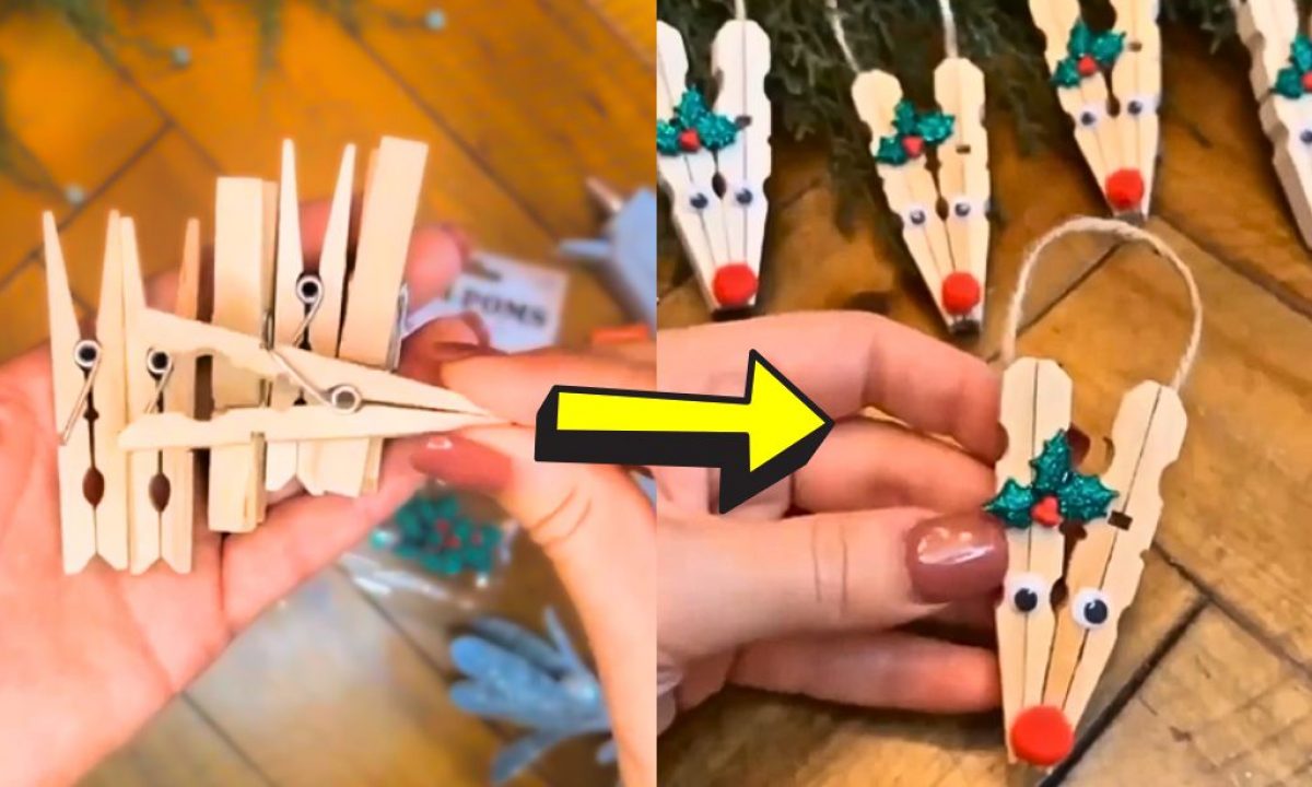 DIY Decorative Clothespin Crafts - Ribbons & Glue