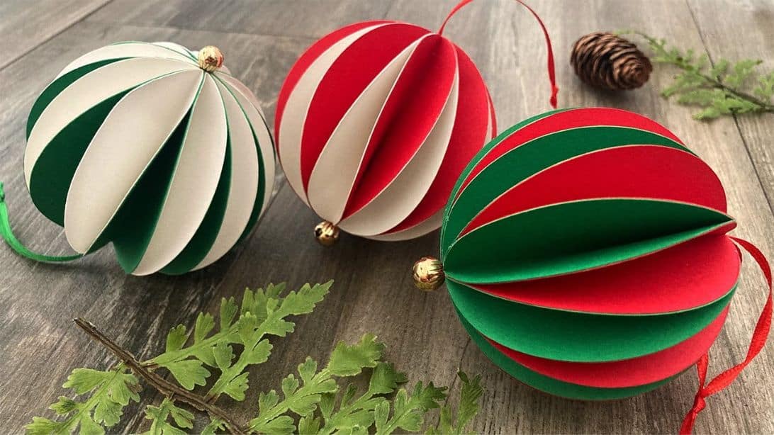 DIY Paper Ball Ornament