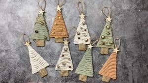 DIY Rustic Christmas Tree Ornaments