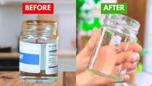 Easiest Way to Remove Labels From Jars