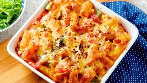 Easy 30-Minute Vegetable Pasta Bake Recipe | DIY Joy Projects and Crafts Ideas