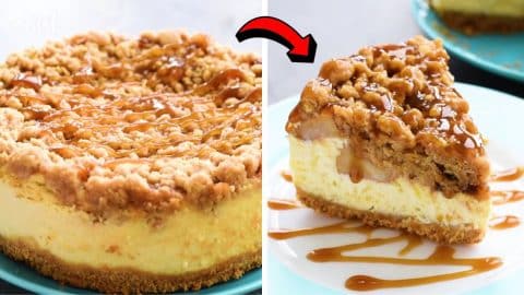 Easy Apple Cheesecake Recipe | DIY Joy Projects and Crafts Ideas