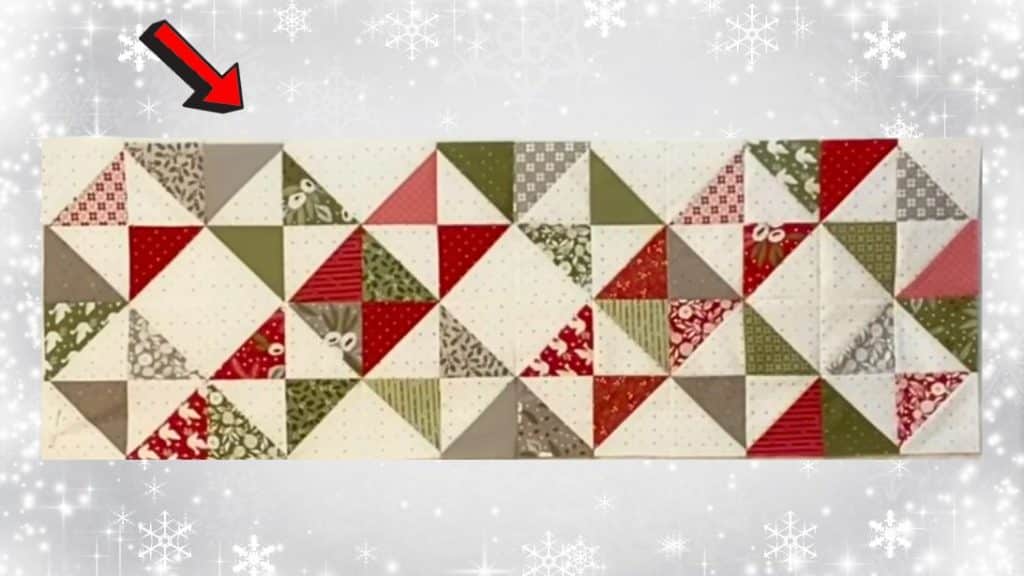 Easy Christmas Table Runner