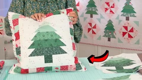 Easy Christmas Tree Quilt Block | DIY Joy Projects and Crafts Ideas