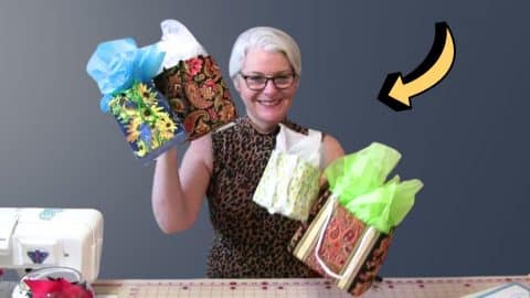 Easy DIY Fabric Gift Bag | DIY Joy Projects and Crafts Ideas