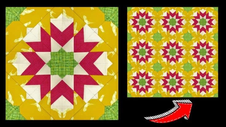 Easy Medina Fall Star Quilt Block Tutorial - DIY Joy