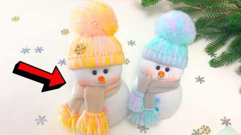 Easy DIY Sock Snowman Tutorial | DIY Joy Projects and Crafts Ideas