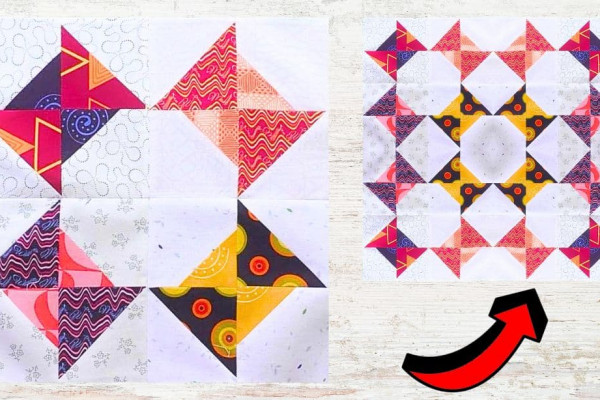 Easy Spools Quilt Block Tutorial