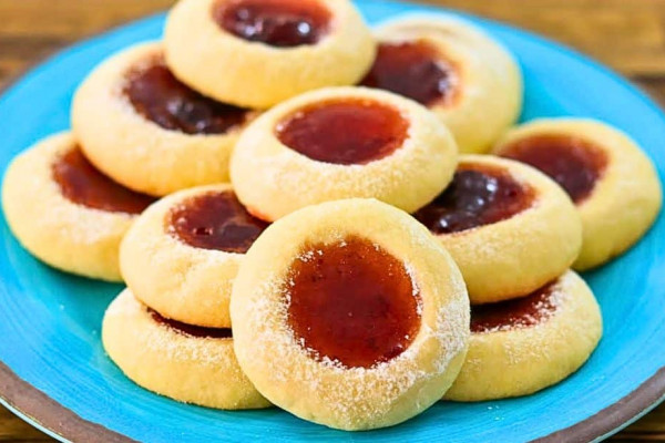 Easy Thumbprint Jam Cookies Recipe