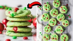 Easy-to-Make Christmas Grinch Cookies