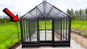 How To Build a DIY Modern Greenhouse Using 2x4s