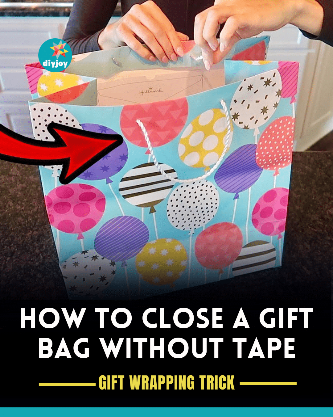 How to Close a Gift Bag Without Tape