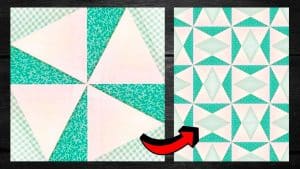 How to Make Triangles in a Square Quilt