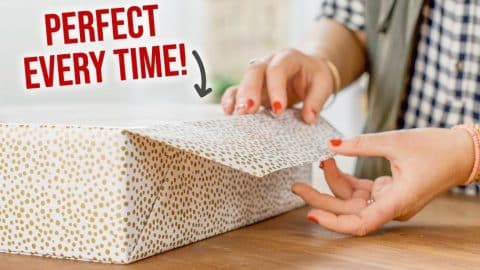 How to Wrap a Present Perfectly Every Time | DIY Joy Projects and Crafts Ideas