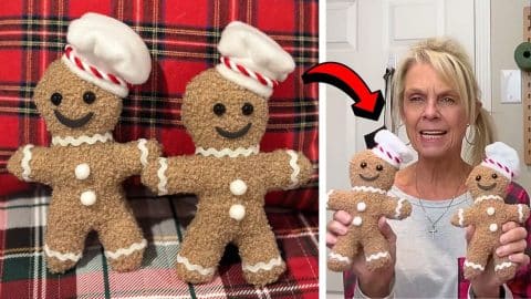 No-Sew DIY Gingerbread Man Tutorial | DIY Joy Projects and Crafts Ideas