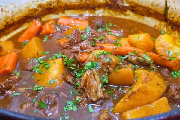 One Pot Oven Beef Stew