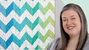 Chevron Quilt with Free Pattern Tutorial