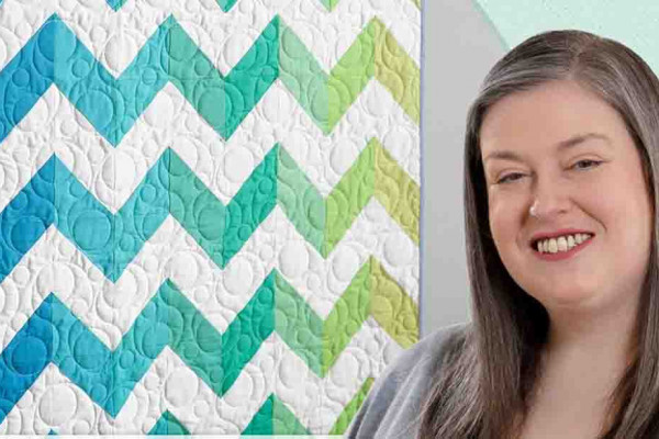 Chevron Quilt with Free Pattern Tutorial
