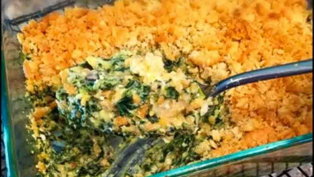 Creamed Spinach Casserole Recipe