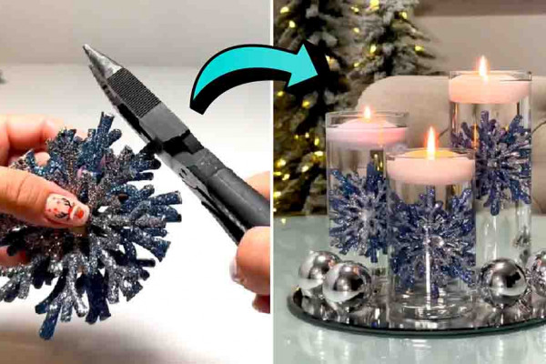 DIY Dollar Tree Christmas Floating Candle Tutorial