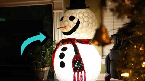 DIY Light-Up Snowman Using Recycled Cups | DIY Joy Projects and Crafts Ideas