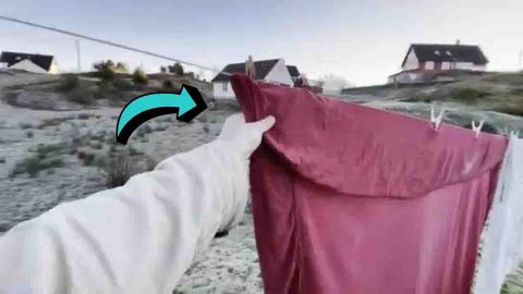 How To Dry Clothes Outside During Winter | DIY Joy Projects and Crafts Ideas