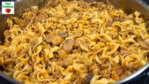 One-Pan Beef Egg Noodle Recipe