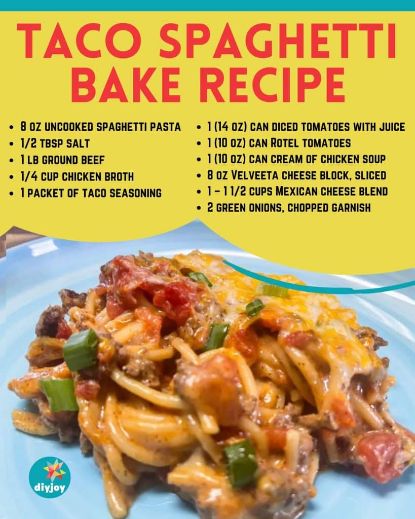 Taco Spaghetti Bake Recipe
