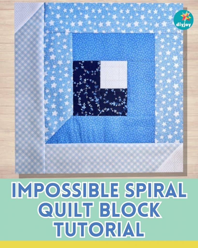Impossible Spiral Quilt Block Tutorial