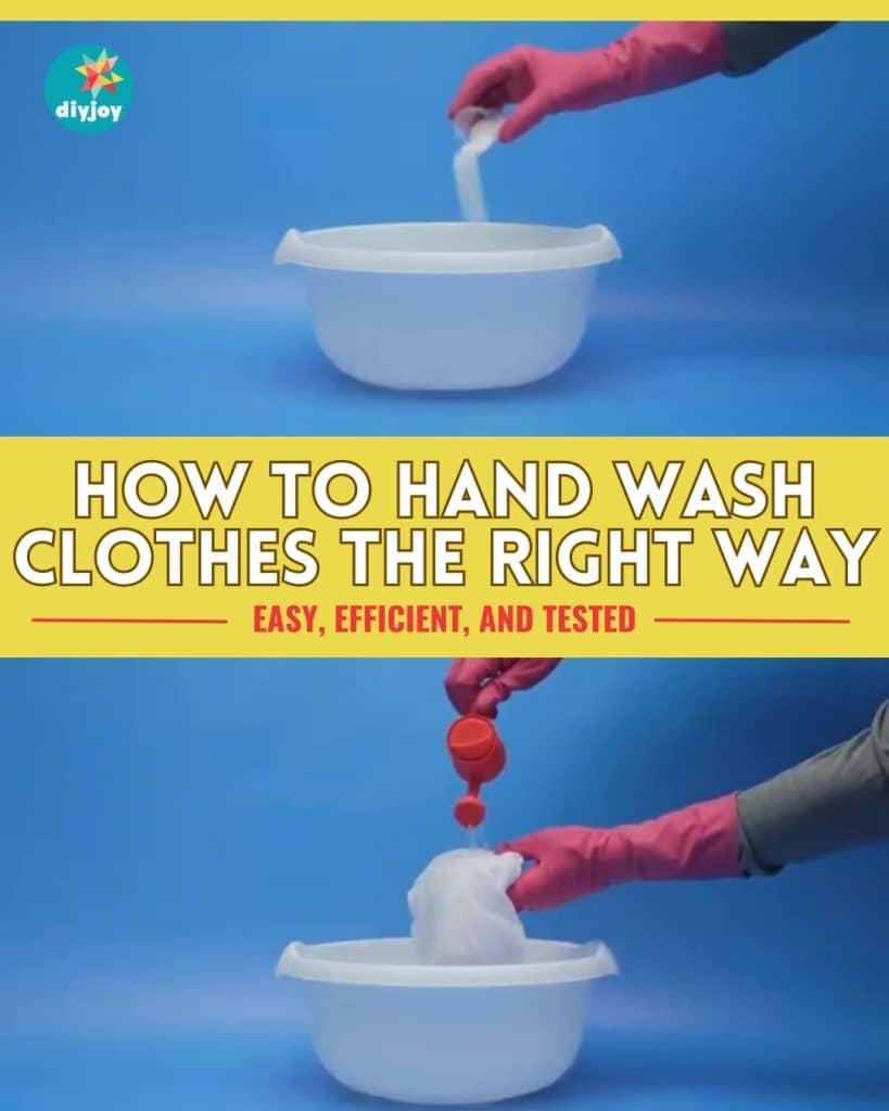 How to Hand Wash Clothes The Right Way