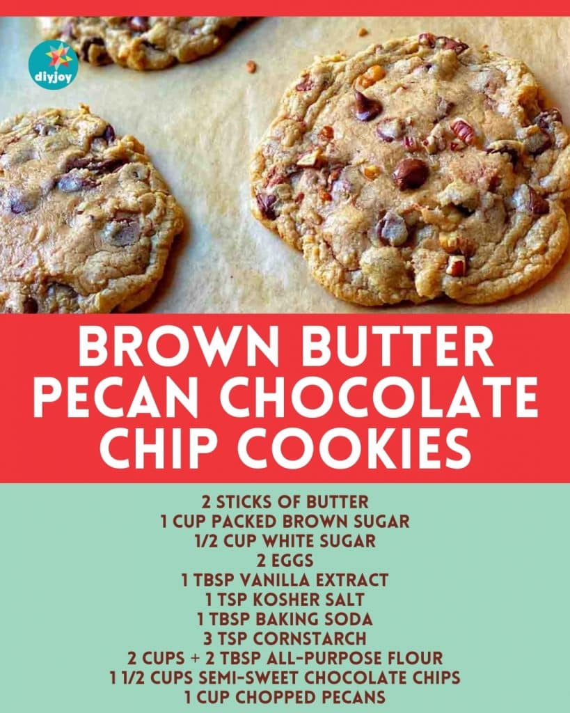Brown Butter Pecan Chocolate Chip Cookies