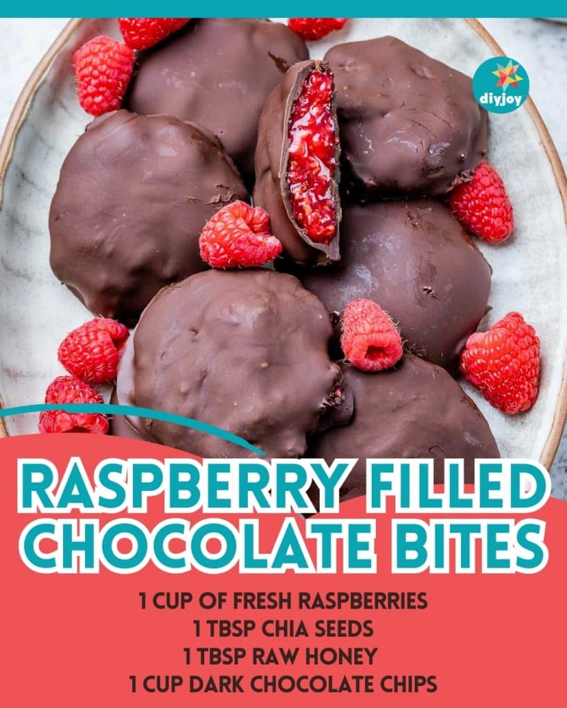 Raspberry Filled Chocolate Bites Recipe