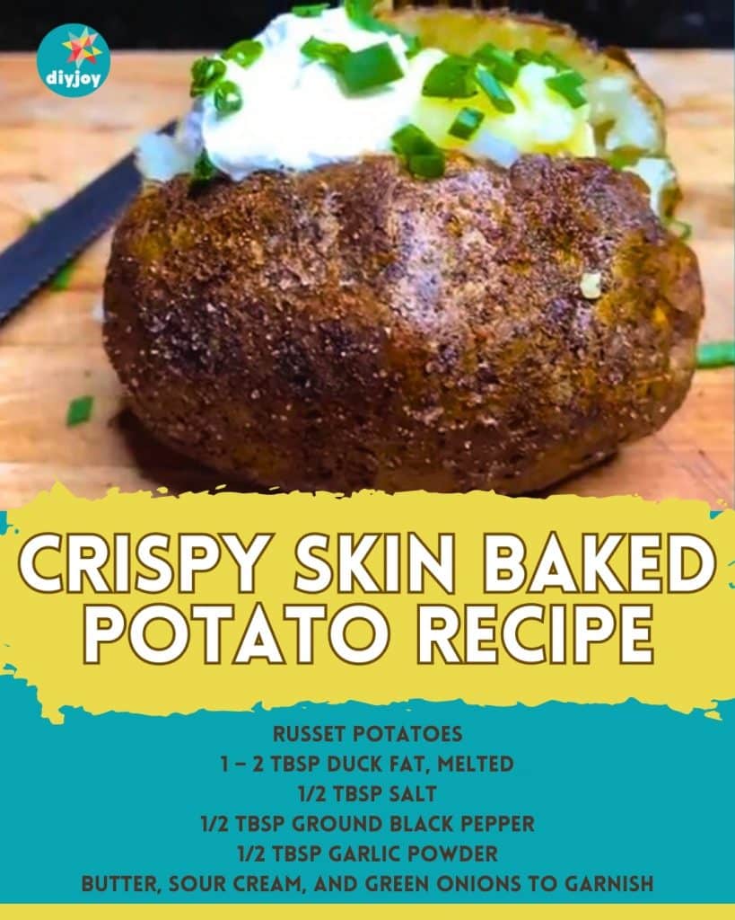 Crispy Skin Baked Potato Recipe