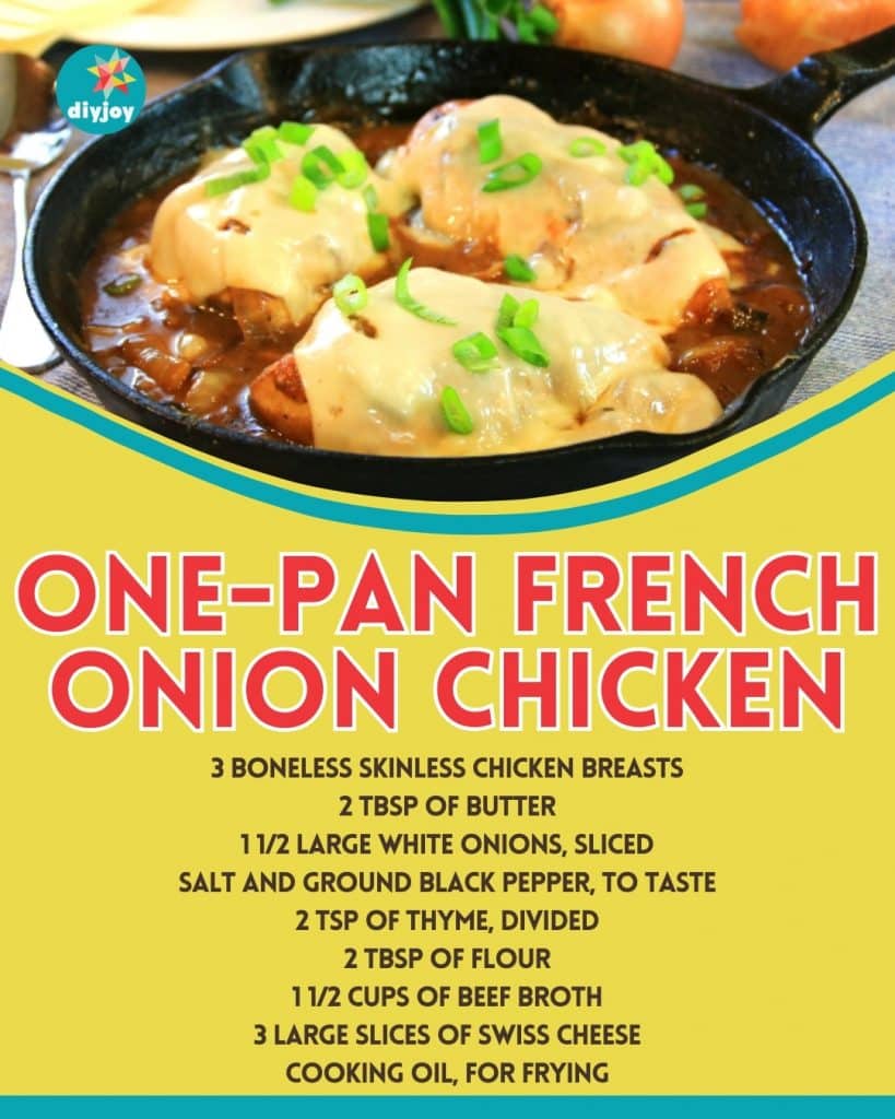 One-Pan French Onion Chicken Recipe